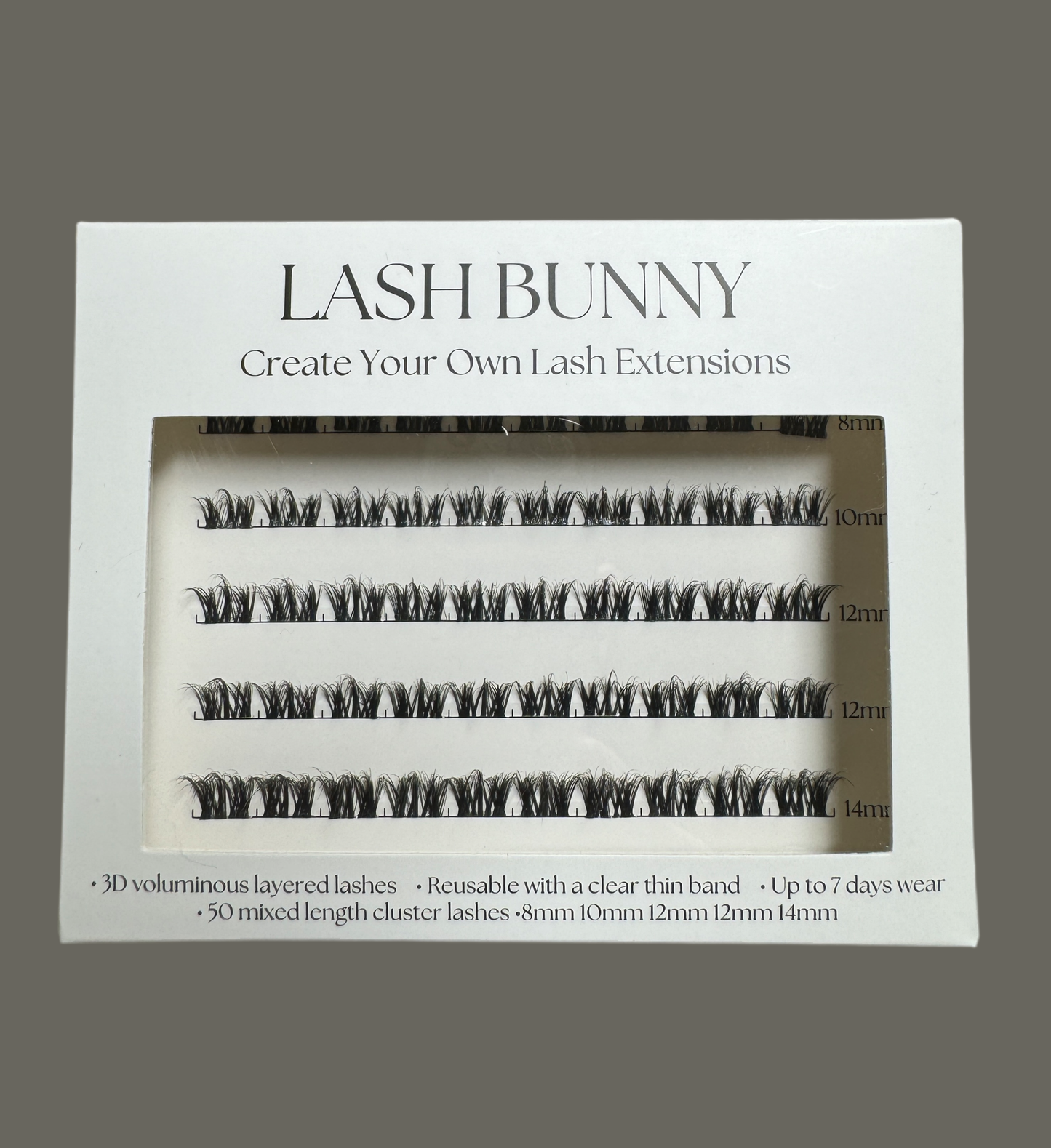 3D Voluminous Layered Lashes - Charli - 50 pcs